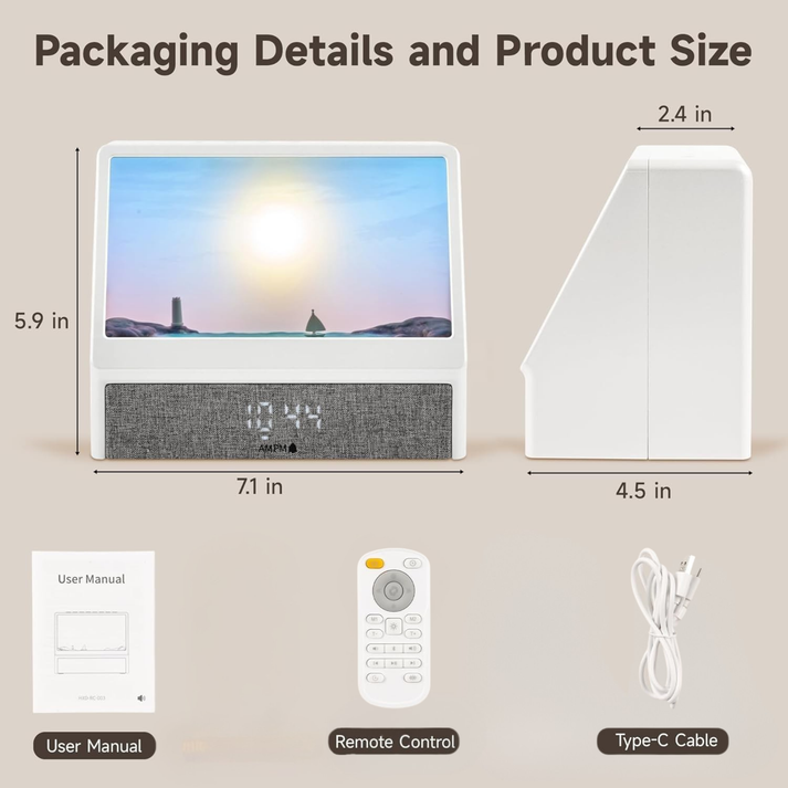 Sunora™ - White Noise Sunrise Clock